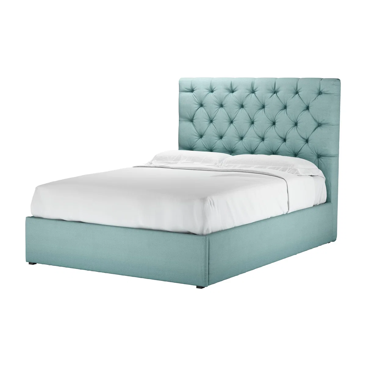 Rosalie 130cm Double Ottoman Bed in Eucalyptus Smart Cotton - sofa.com – image 1