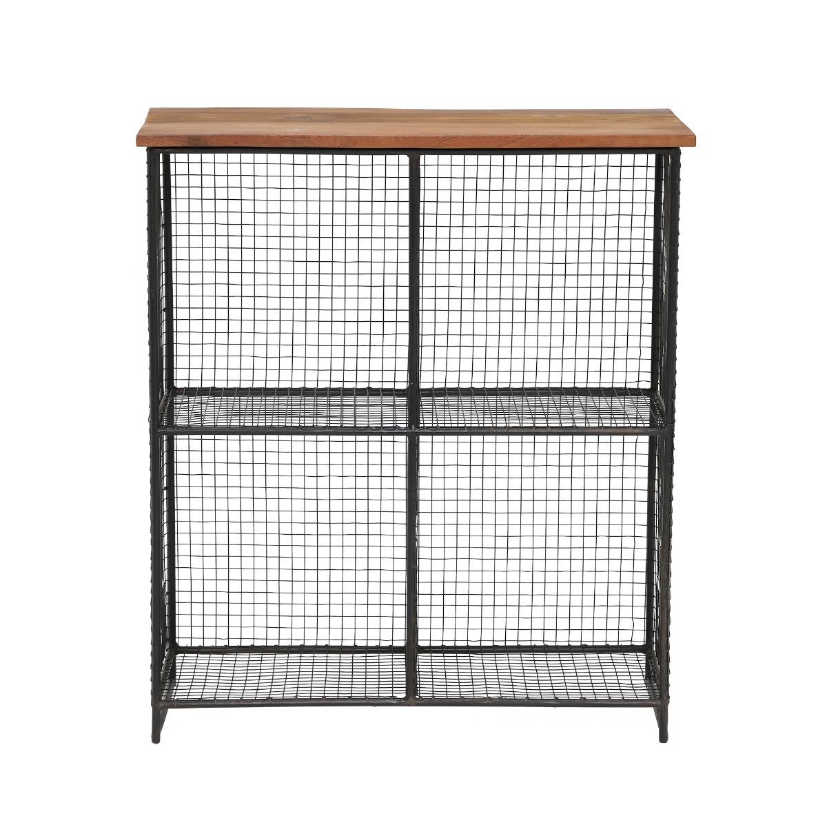 Little Tree Furniture Layla 4 Shelf Storage Unit, Brown | Little Tree Furniture – image 2