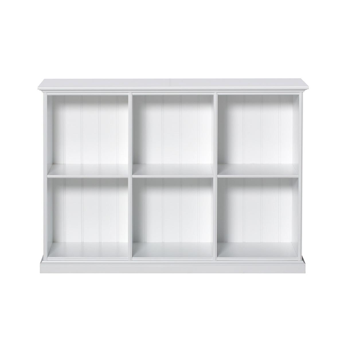Oliver Furniture Seaside Horizontal Low Shelving Unit in White - 5 x 2 unit – image 3