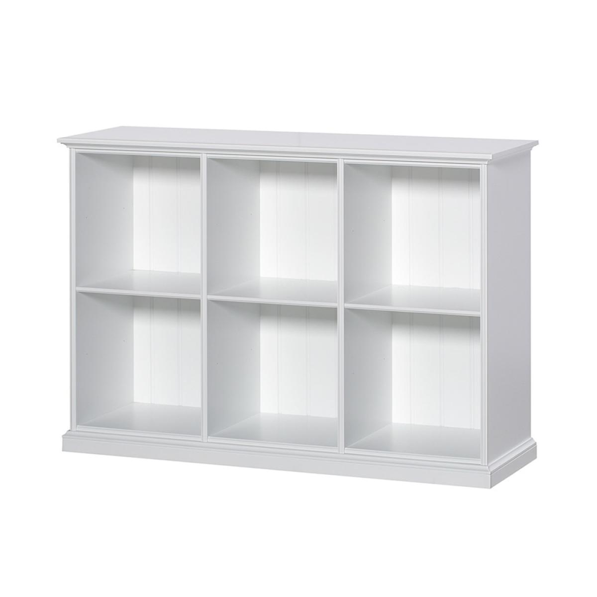 Oliver Furniture Seaside Horizontal Low Shelving Unit in White - 5 x 2 unit – image 4