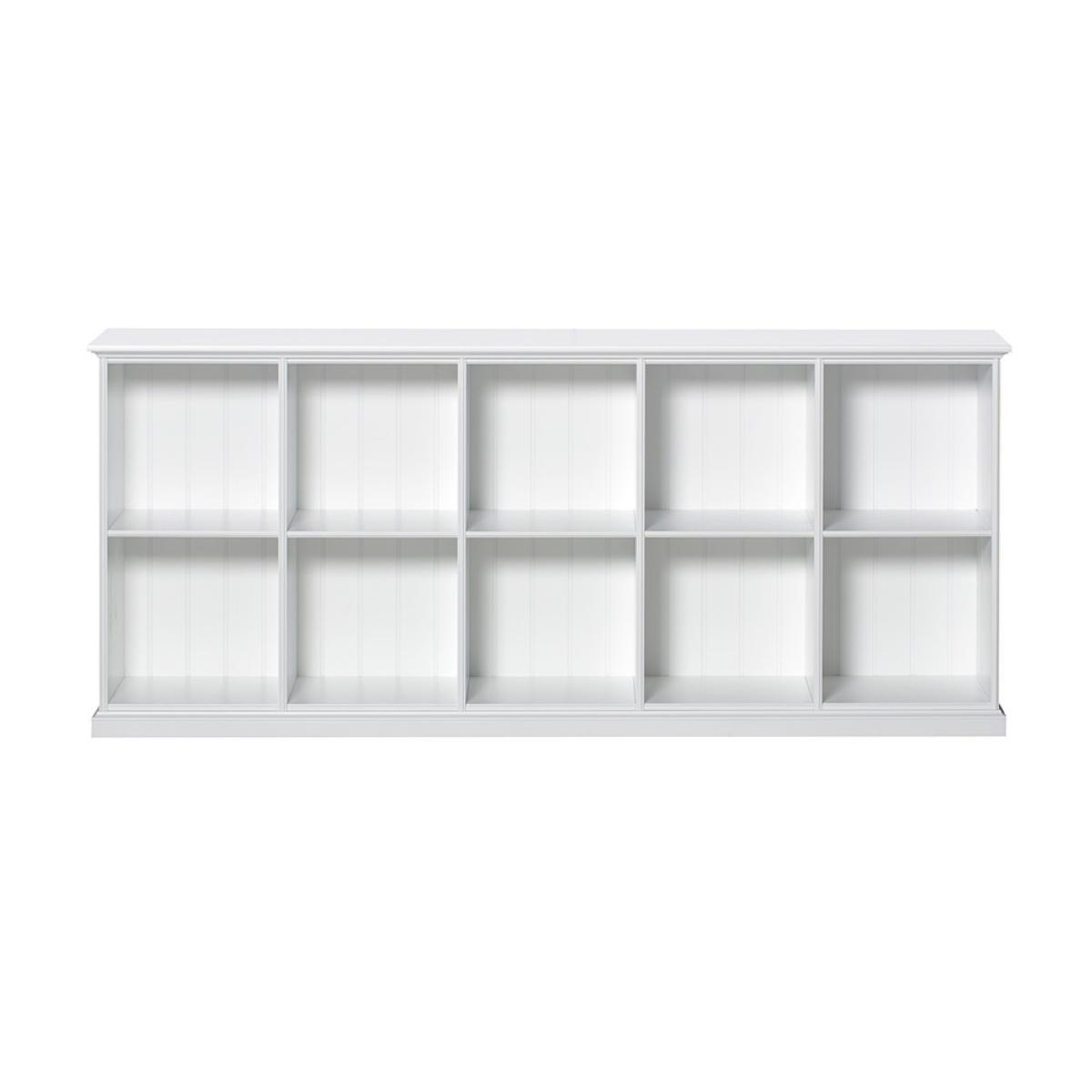Oliver Furniture Seaside Horizontal Low Shelving Unit in White - 5 x 2 unit – image 6