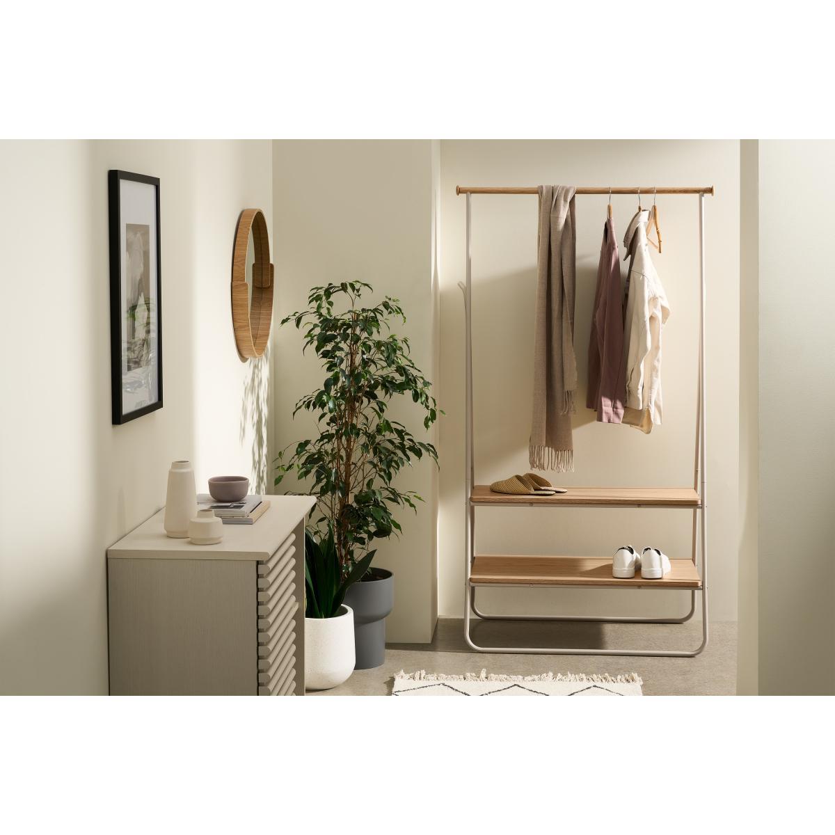 Lucia Garment & Storage Rack, Warm Grey – image 3
