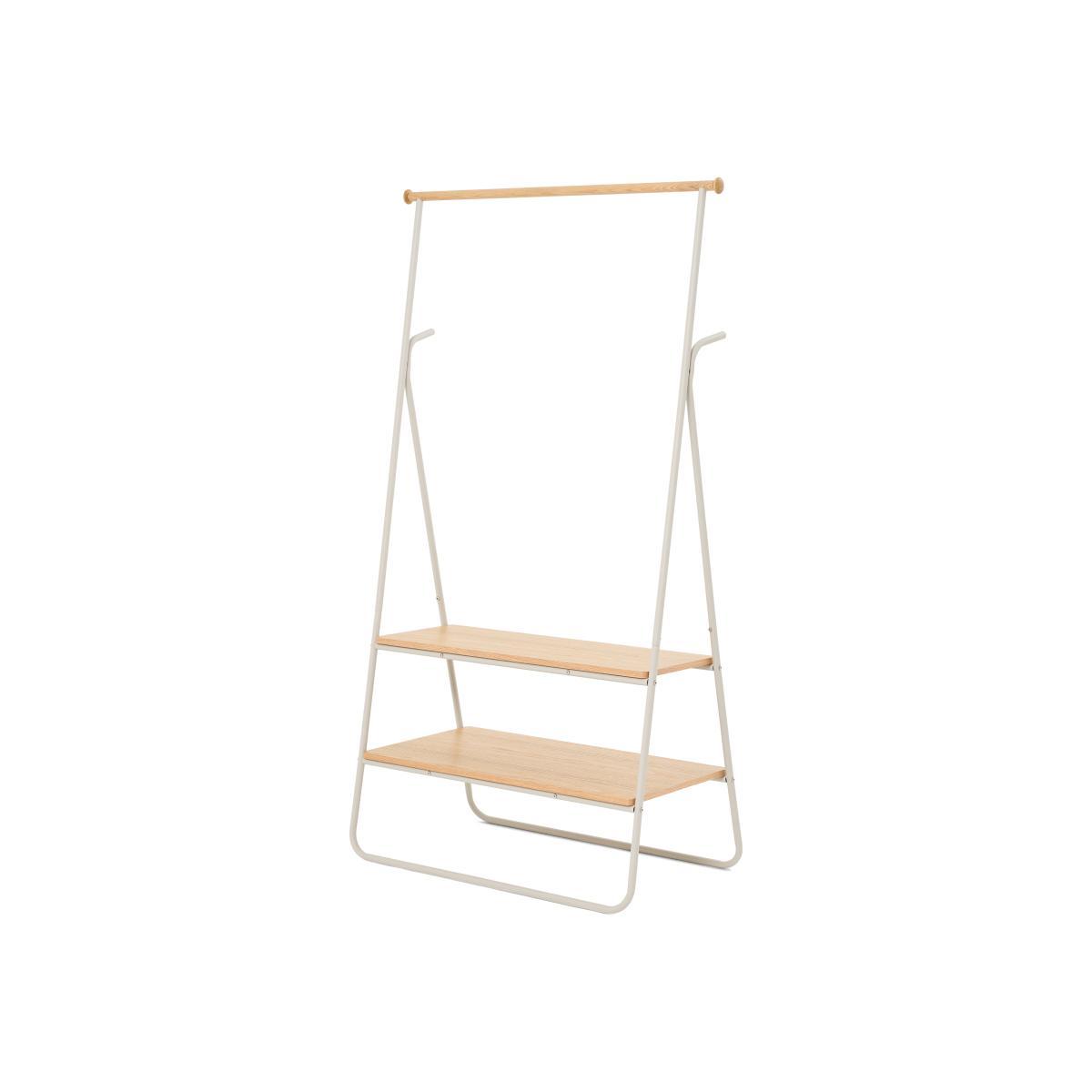 Lucia Garment & Storage Rack, Warm Grey – image 1