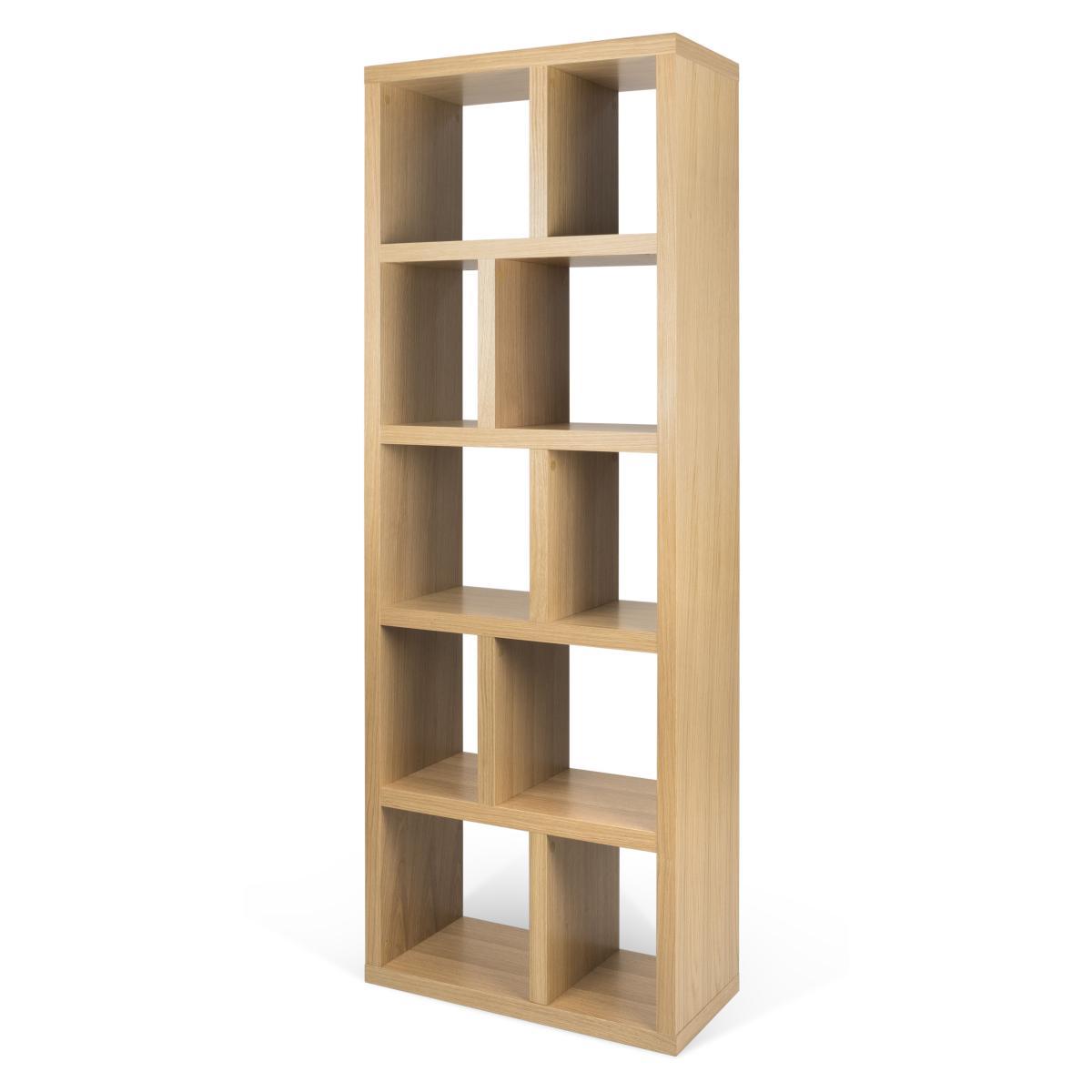 Rotterdam Bookcase - / L 70 x H 198 cm by POP UP HOME Natural wood – image 3