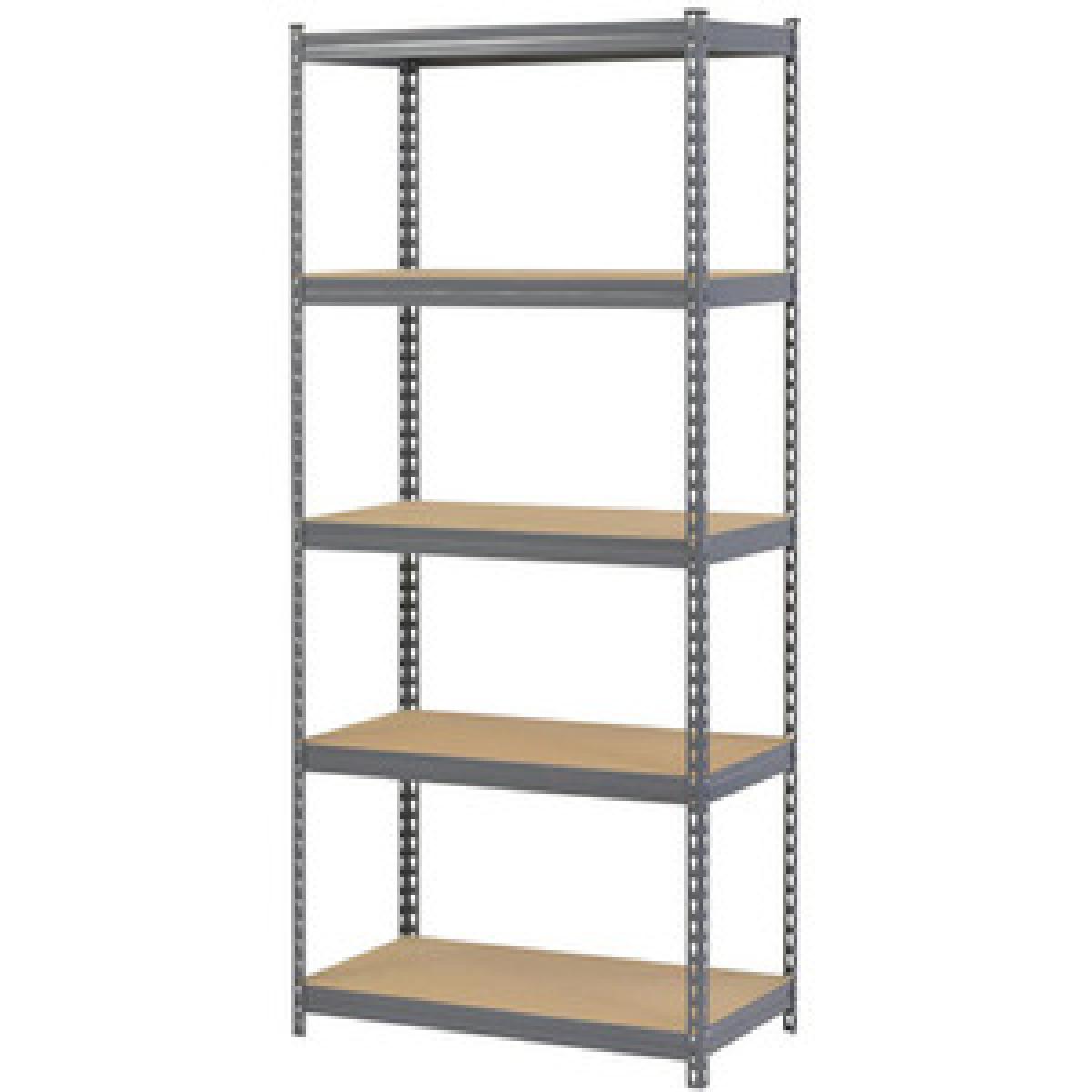 Super Value Grey Steel Corner Shelving Unit With 2 Storage Racks - Grey – image 2