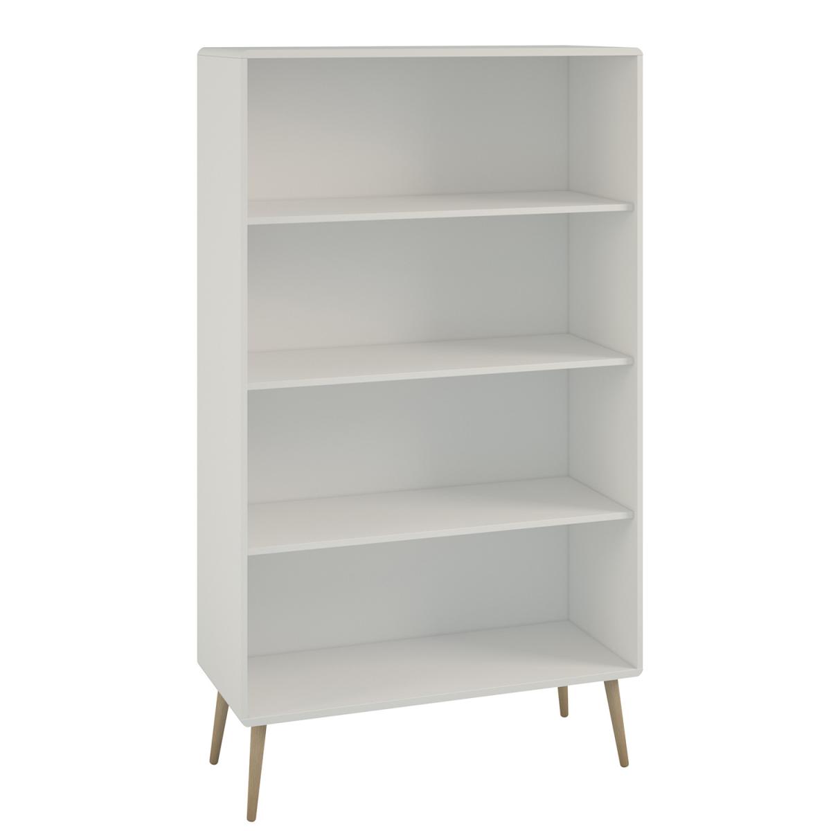 Steens Softline Wide Bookcase - White – image 2