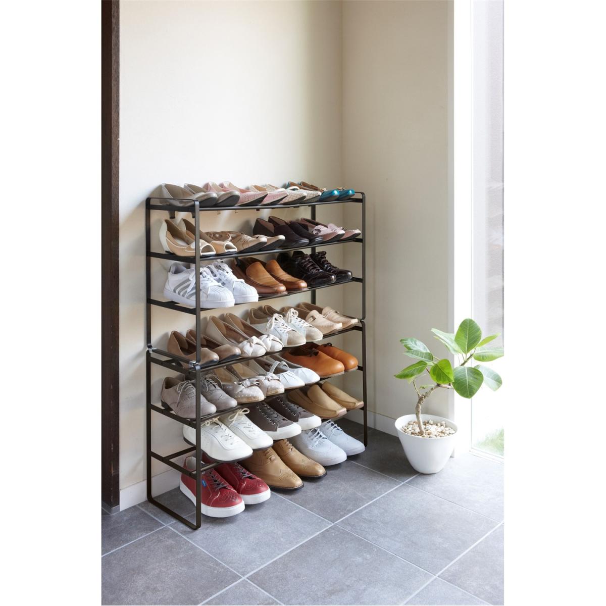Frame Three Tier Extendable Shoe Rack – image 4
