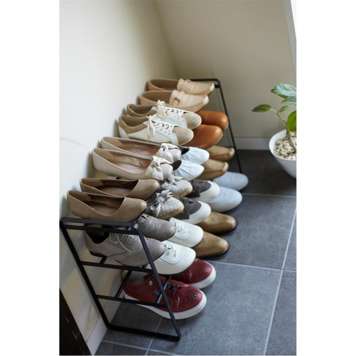 Frame Three Tier Extendable Shoe Rack – image 5