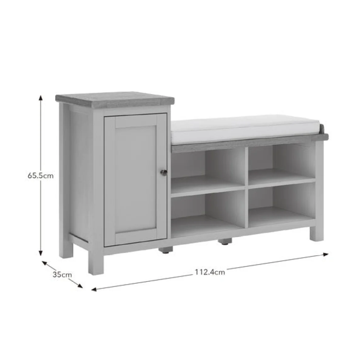 Olney Hallway Shoe Storage Bench – image 5