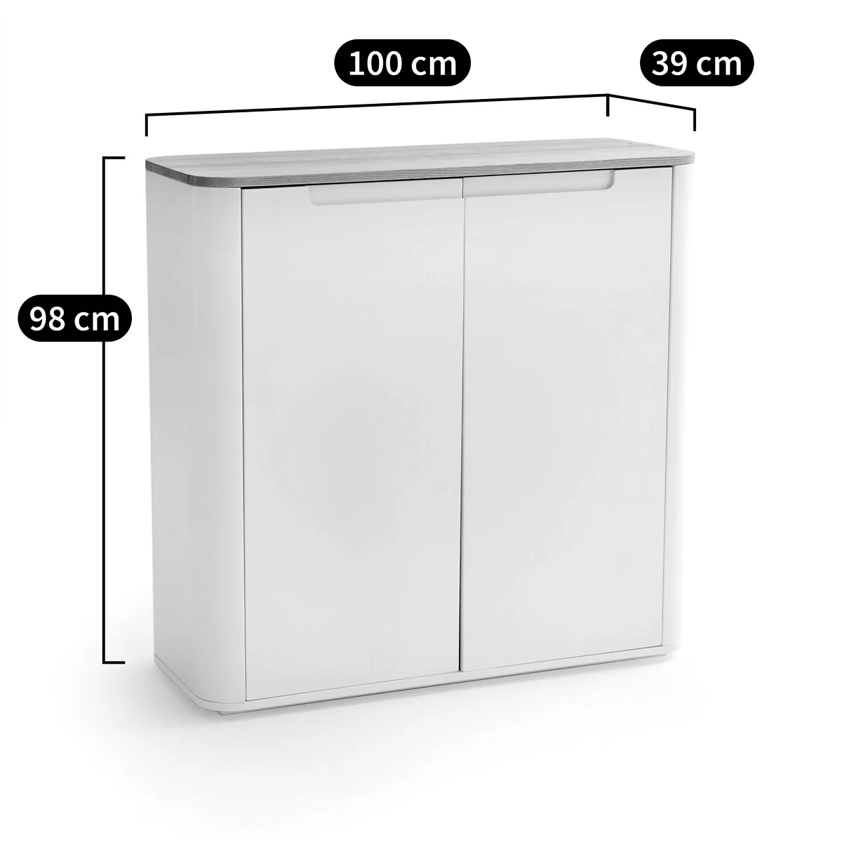 Stolico 2-Door Shoe Storage Unit – image 6