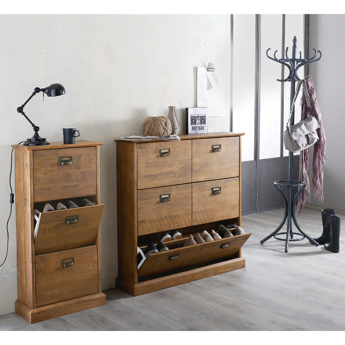 Lindley 3-Drawer Shoe Cabinet – image 2