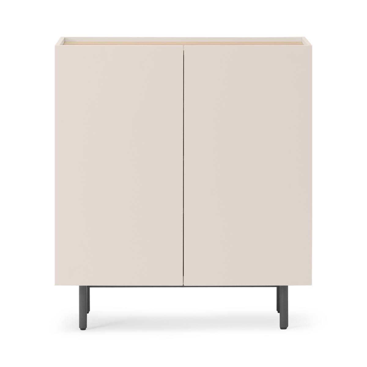 Mino Hallway Storage, Oak & Alabaster Beige – image 2