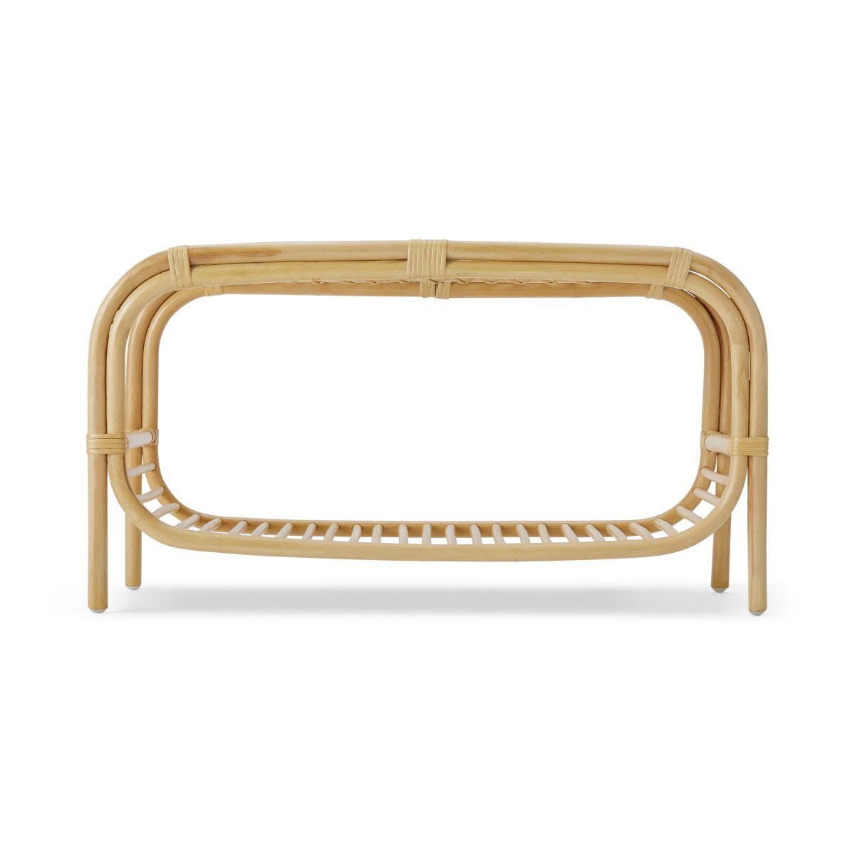 Bianca Rattan Shoe Storage Rack, Natural – image 2