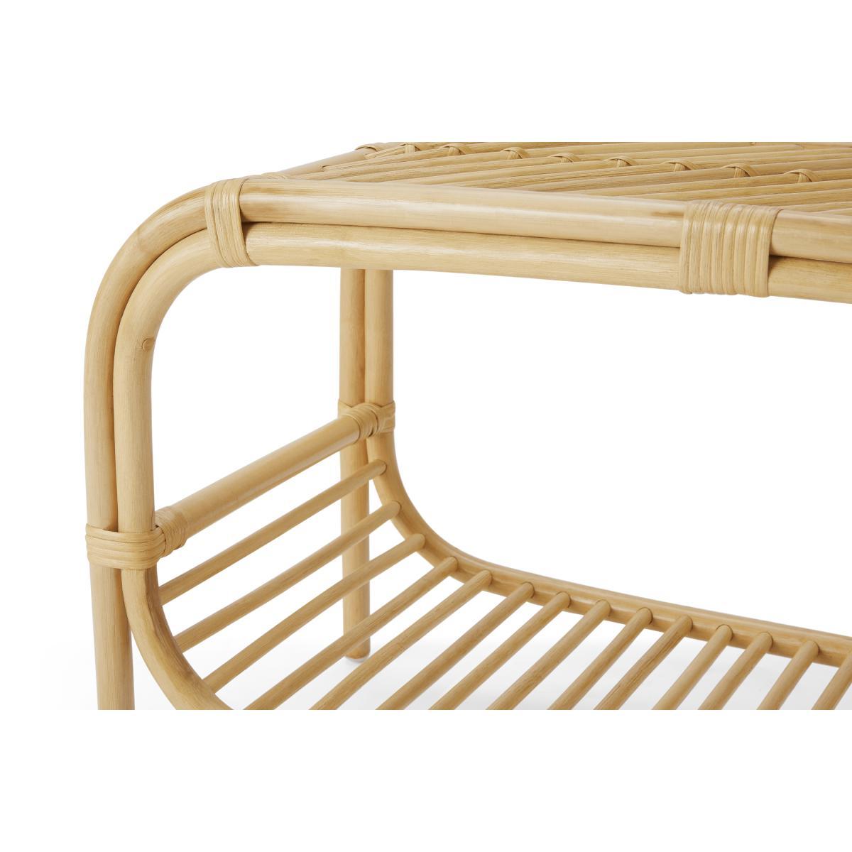 Bianca Rattan Shoe Storage Rack, Natural – image 5