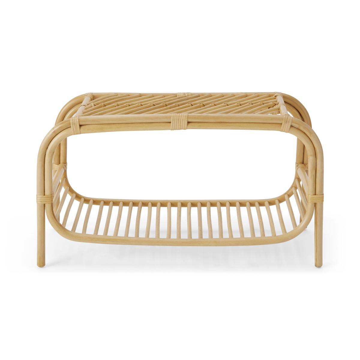 Bianca Rattan Shoe Storage Rack, Natural – image 6