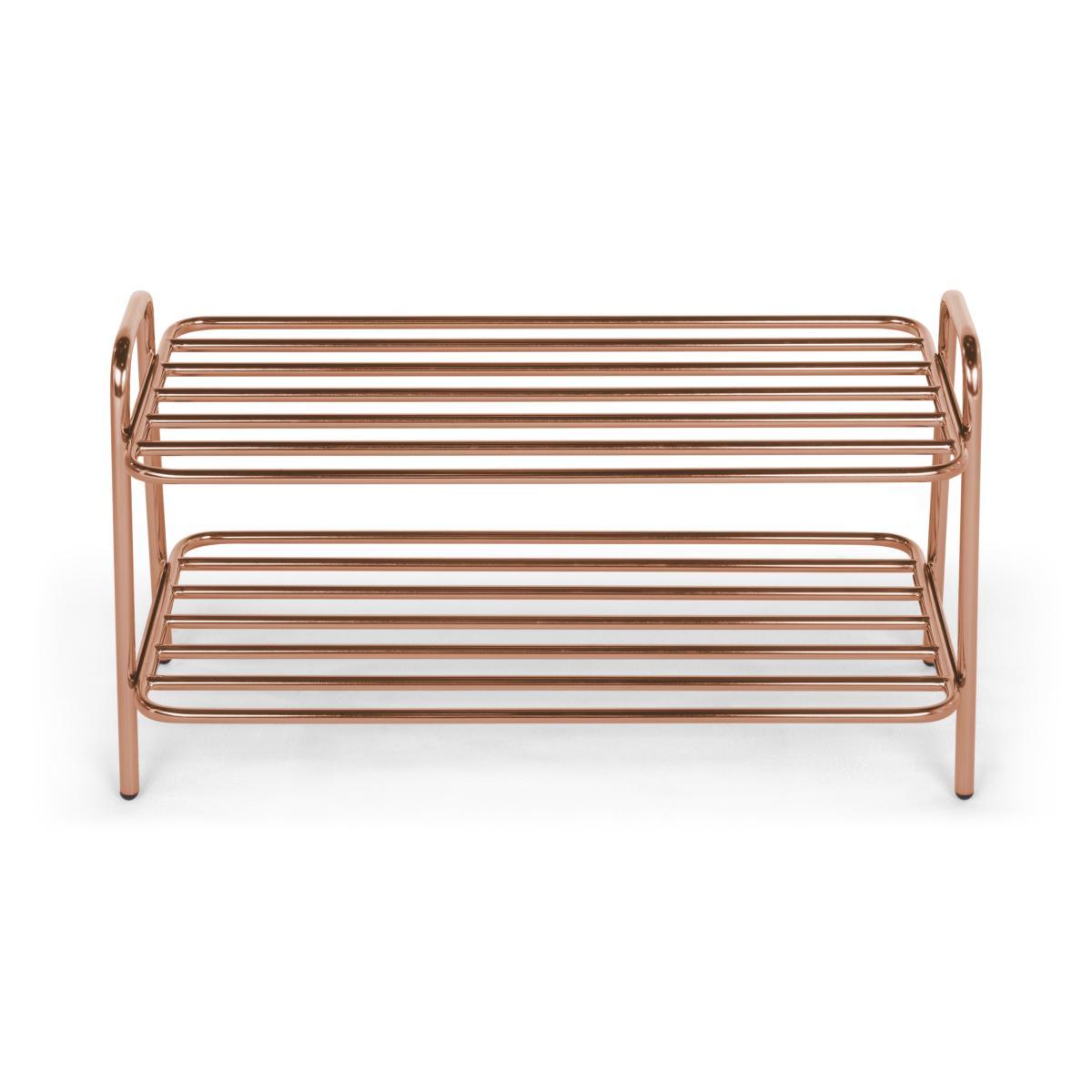 Alana Shoe Rack, Copper – image 2