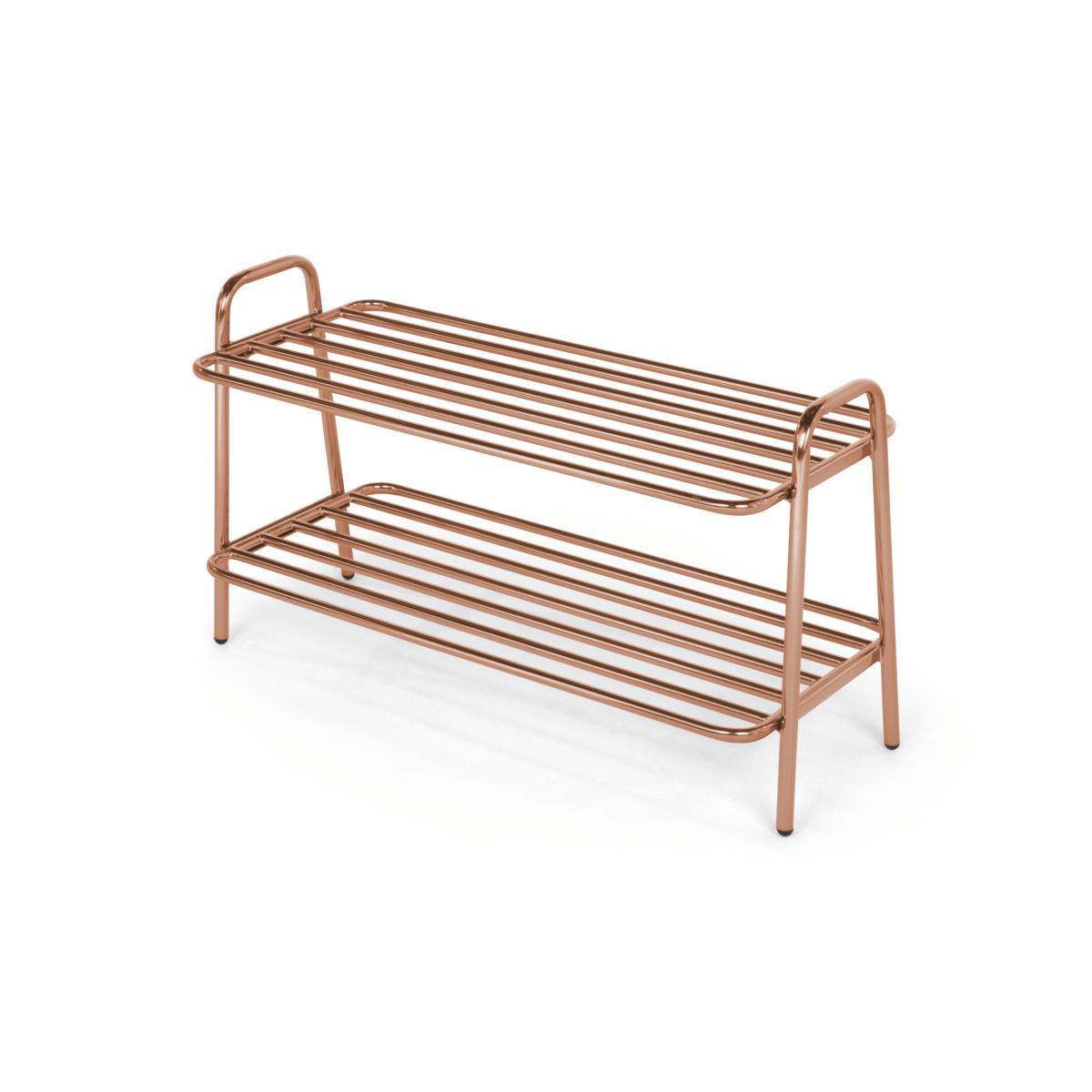Alana Shoe Rack, Copper – image 3