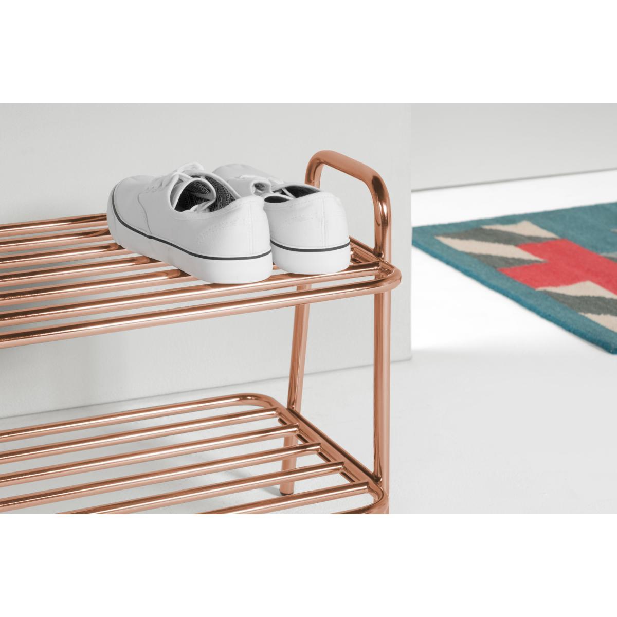 Alana Shoe Rack, Copper – image 5