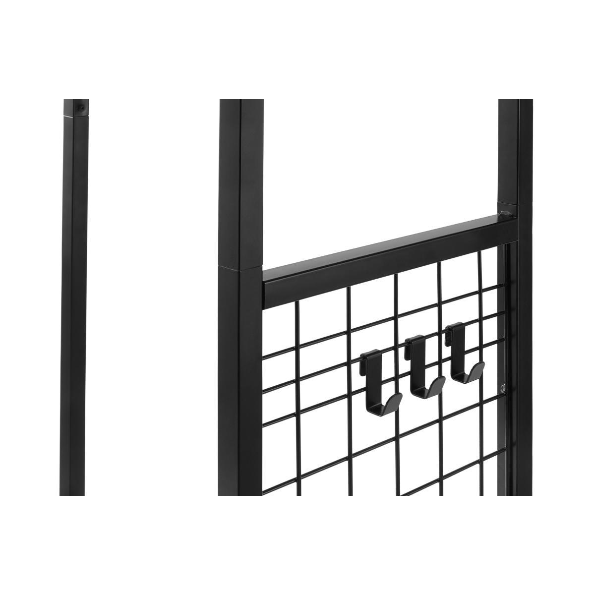 Hugin Coat Rack & Shoe Storage, Black – image 5