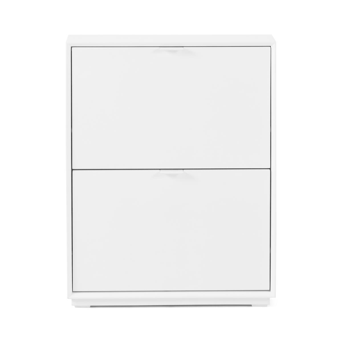 Marcell Small Shoe Storage Cabinet, White – image 2