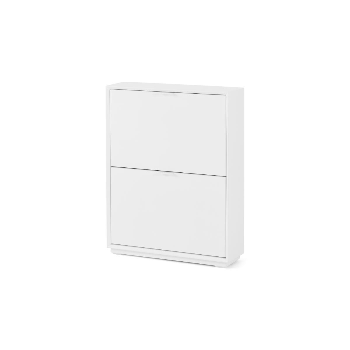 Marcell Small Shoe Storage Cabinet, White – image 3