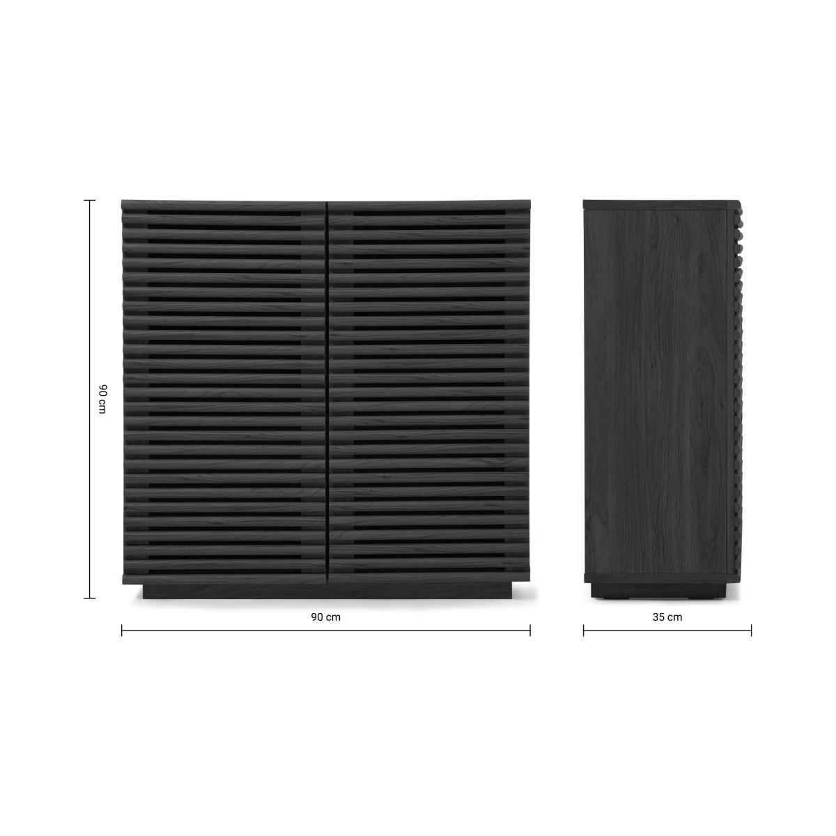 Tulma Shoe Storage, Black Wood Effect – image 9