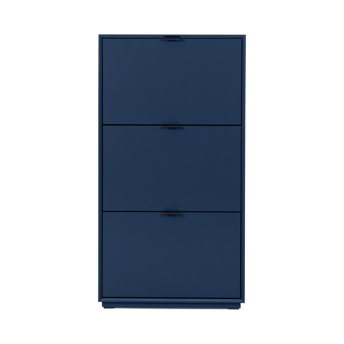 Marcell Double Shoe Storage Cabinet, Deep Blue – image 2