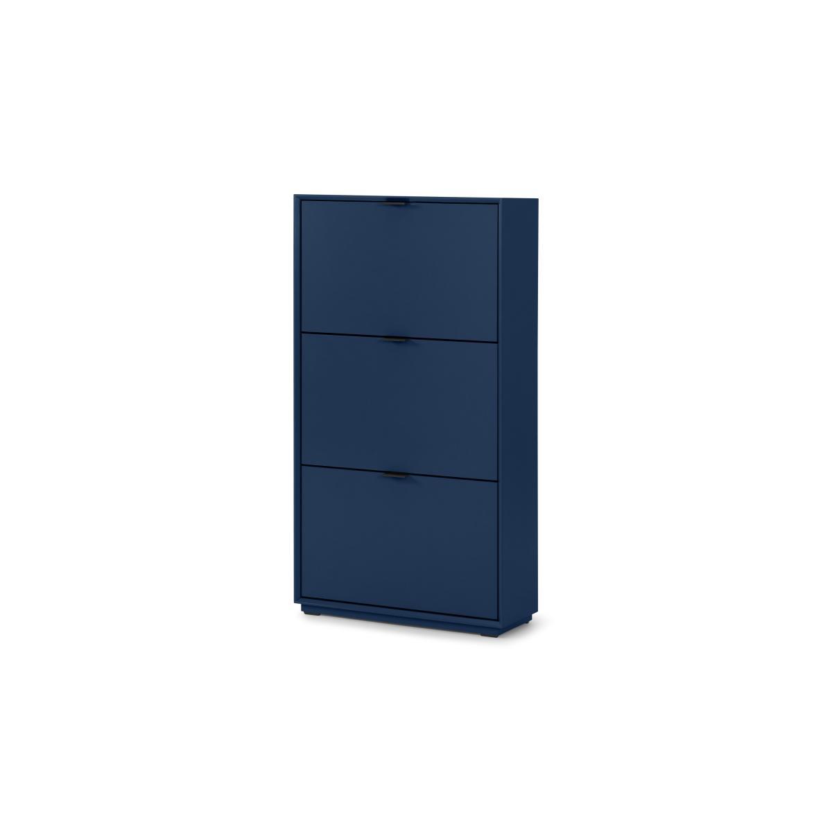 Marcell Double Shoe Storage Cabinet, Deep Blue – image 3