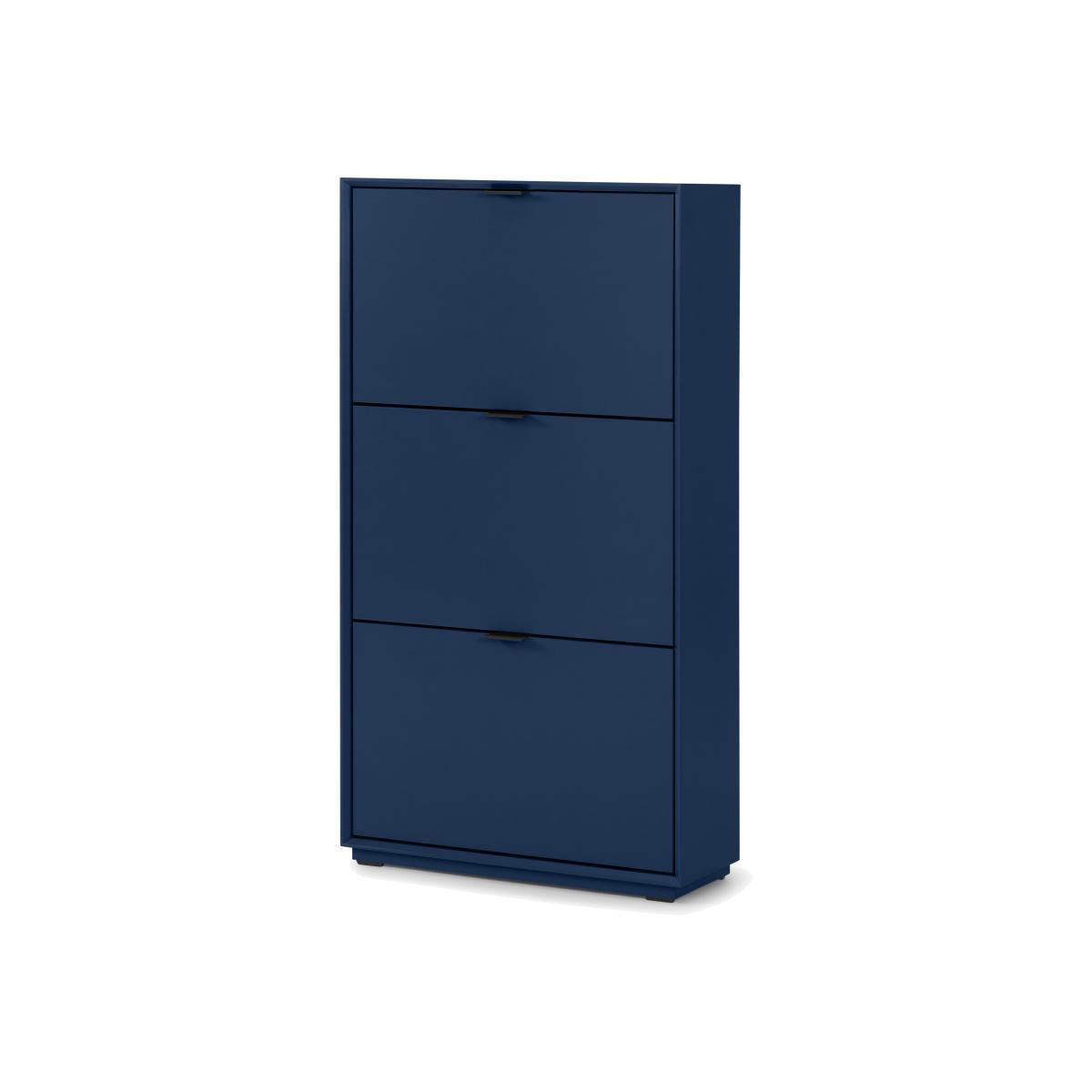 Marcell Double Shoe Storage Cabinet, Deep Blue – image 1