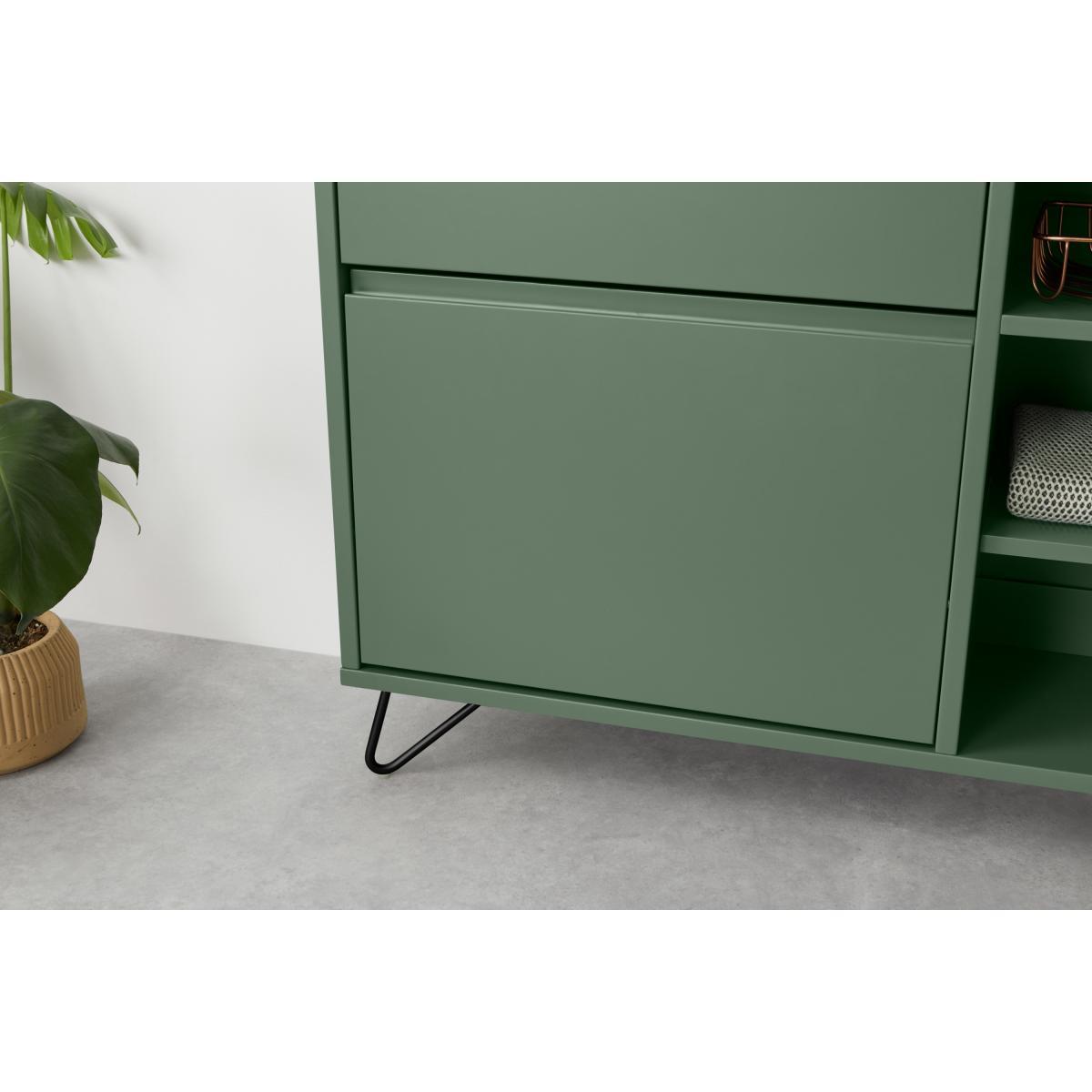 Elona Double Shoe Storage, Fern Green & Black – image 5