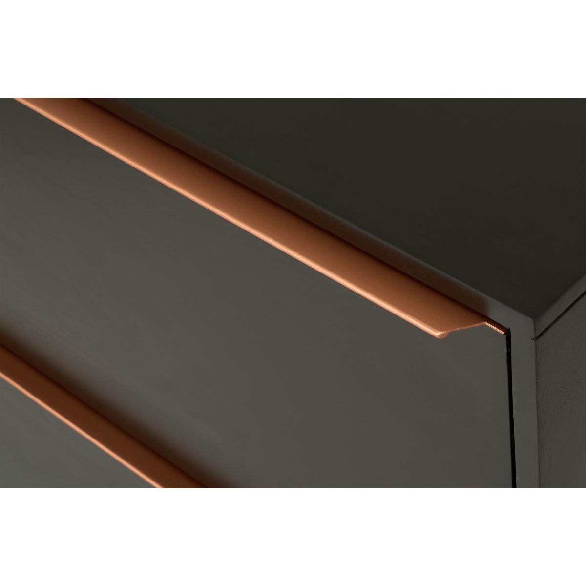 Anderson Shoe Storage, Mocha Mango Wood & Copper – image 4
