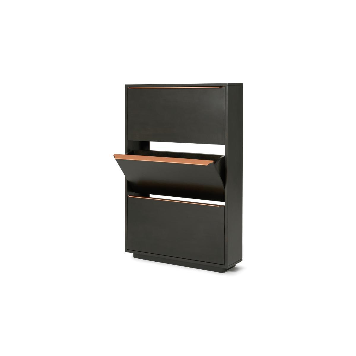 Anderson Shoe Storage, Mocha Mango Wood & Copper – image 5