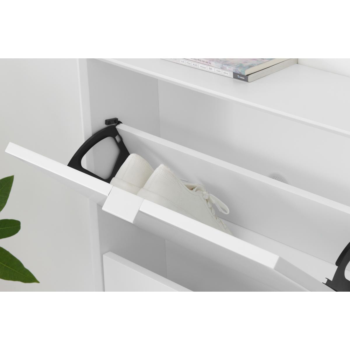 Marcell Shoe Storage Cabinet, White – image 5