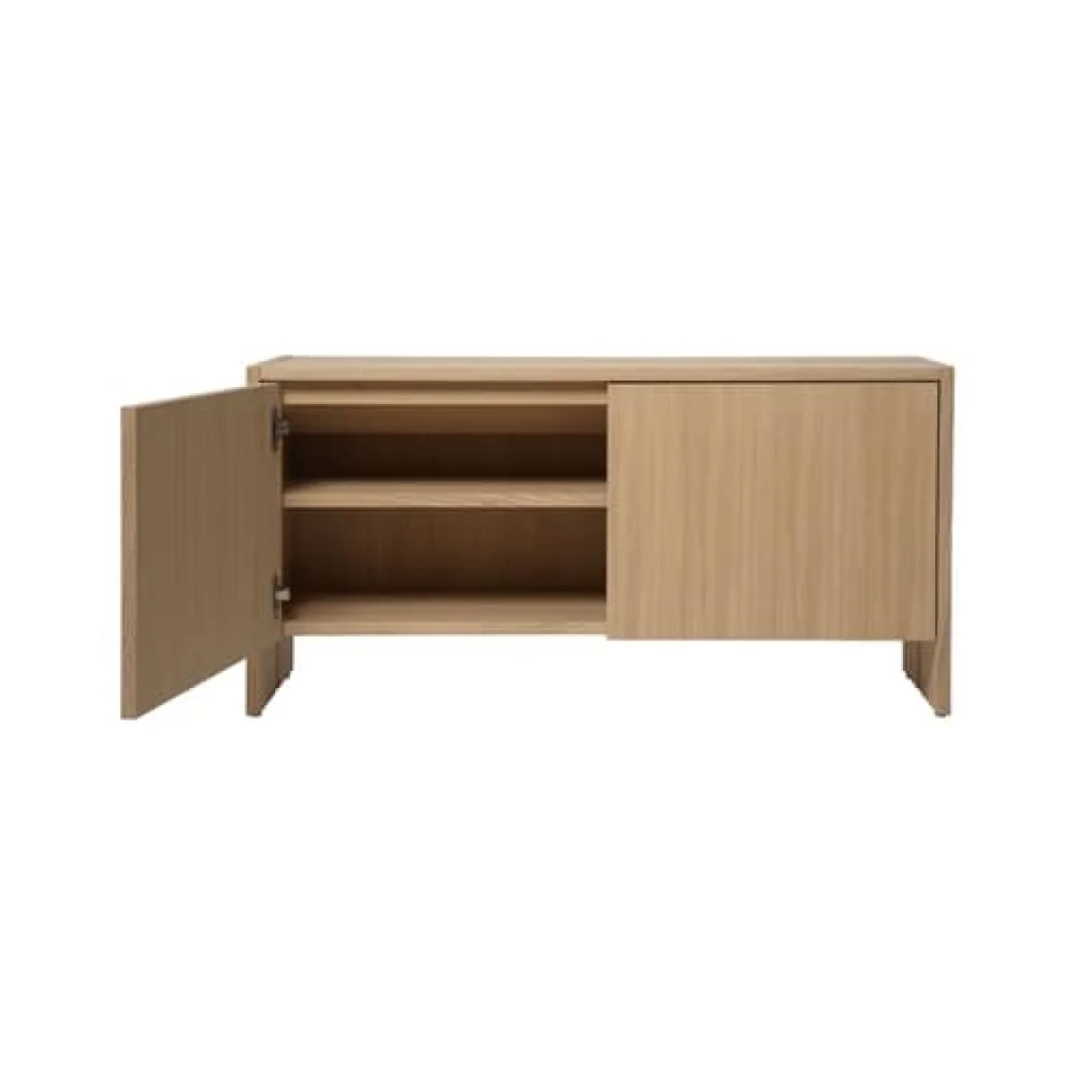 Parcel Low Shoe rack natural wood / W 100 x H 50 x D 30 cm - Ferm Living – image 2