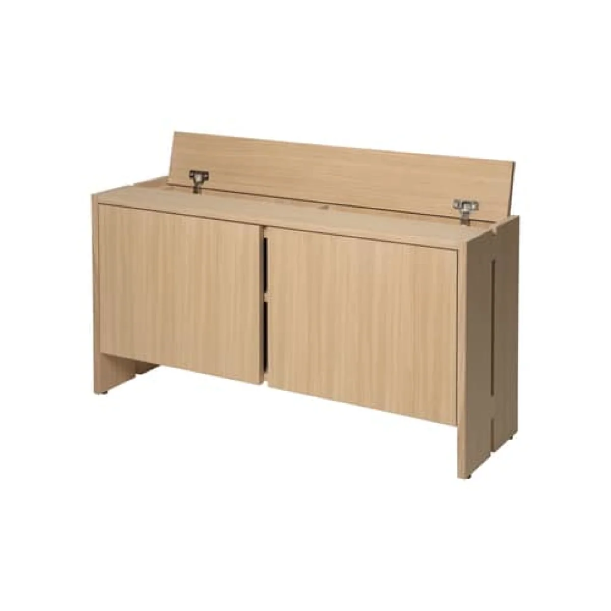 Parcel Low Shoe rack natural wood / W 100 x H 50 x D 30 cm - Ferm Living – image 3