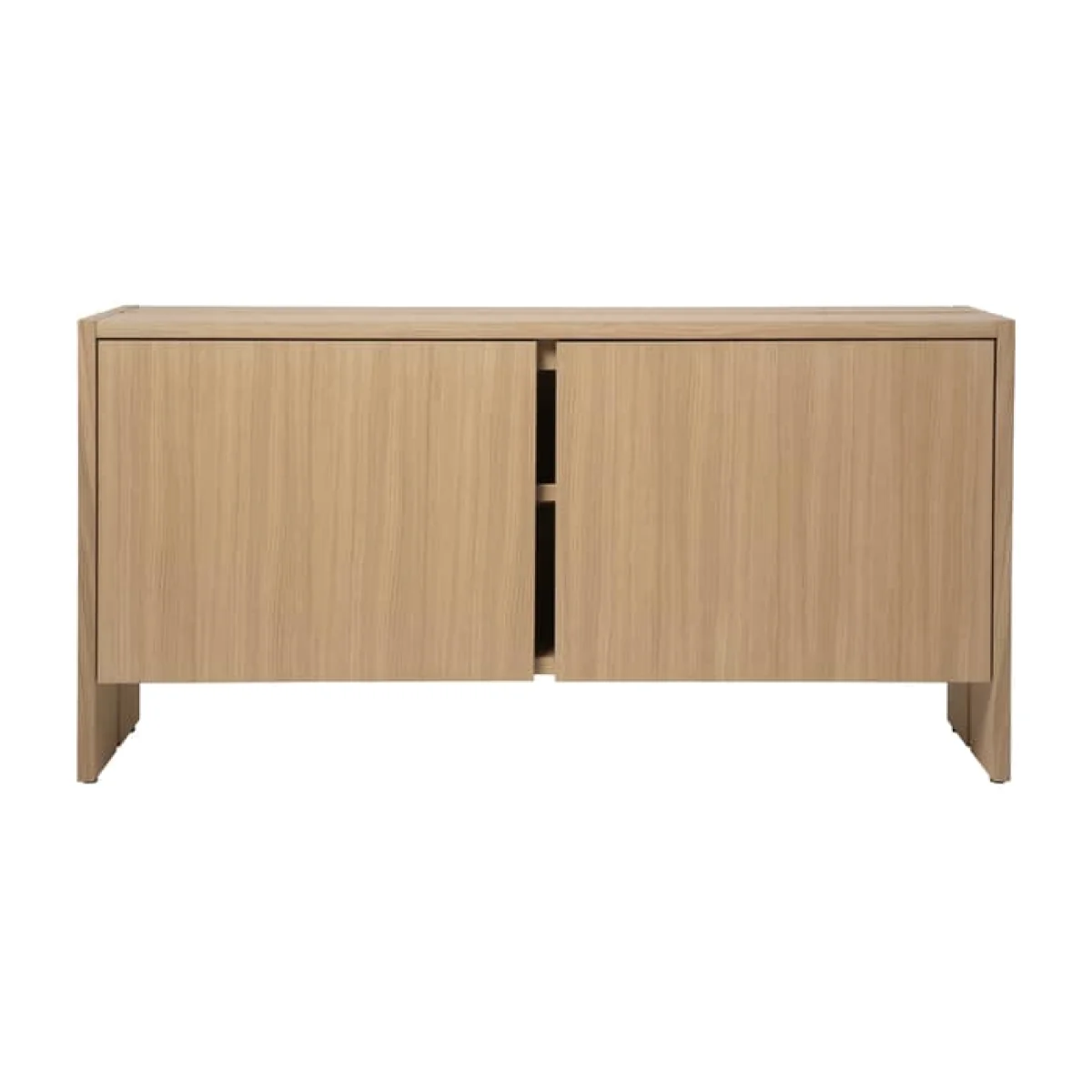 Parcel Low Shoe rack natural wood / W 100 x H 50 x D 30 cm - Ferm Living – image 1
