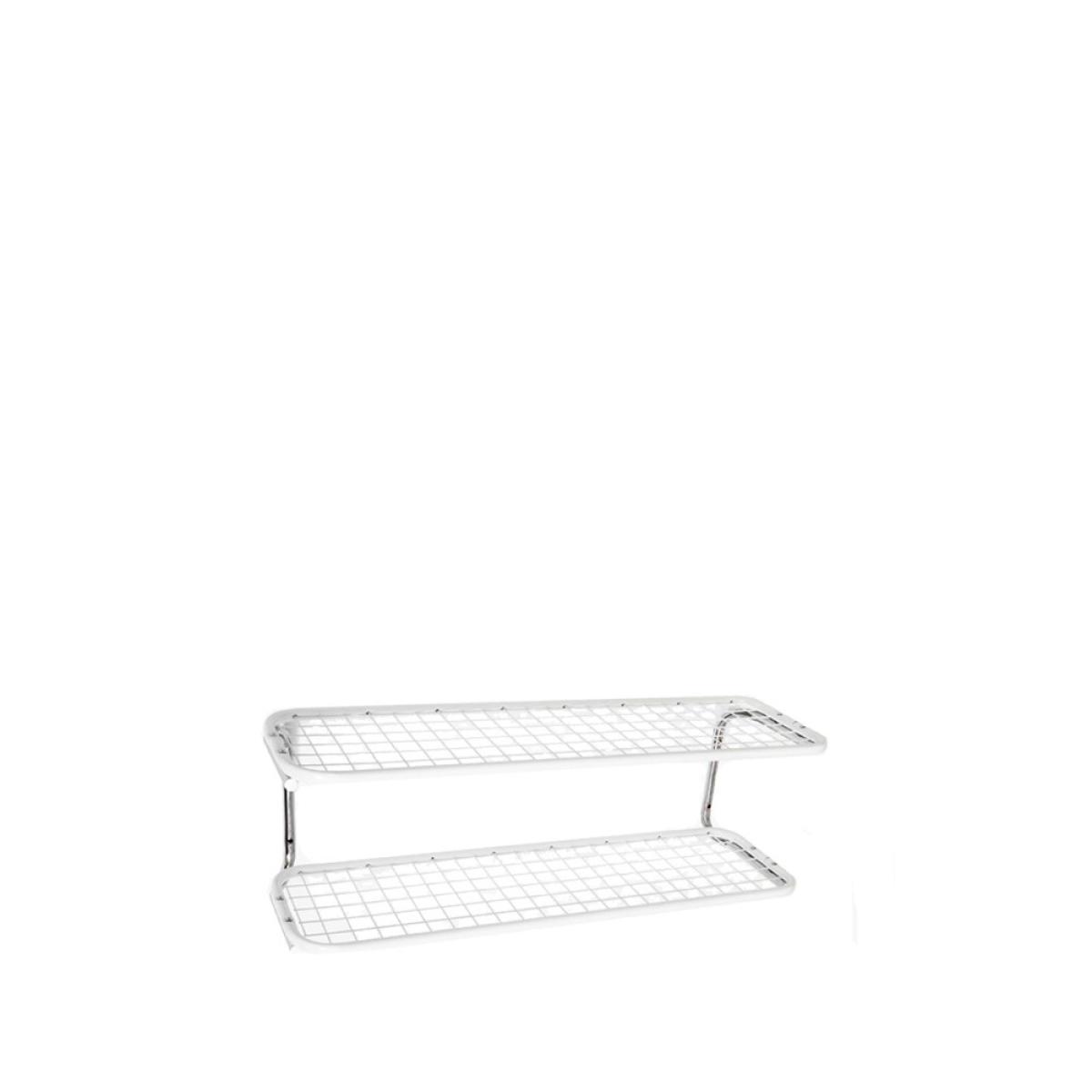 Essem Design Classic 650 shoe shelf White/chrome 2 levels 80 cm – image 3