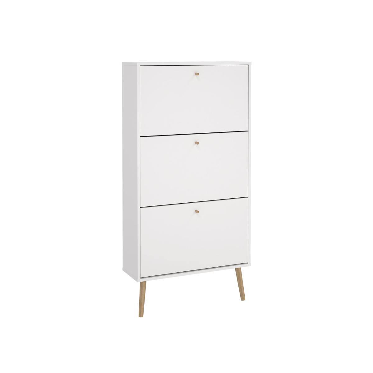 Cumbria Shoe Cabinet - White