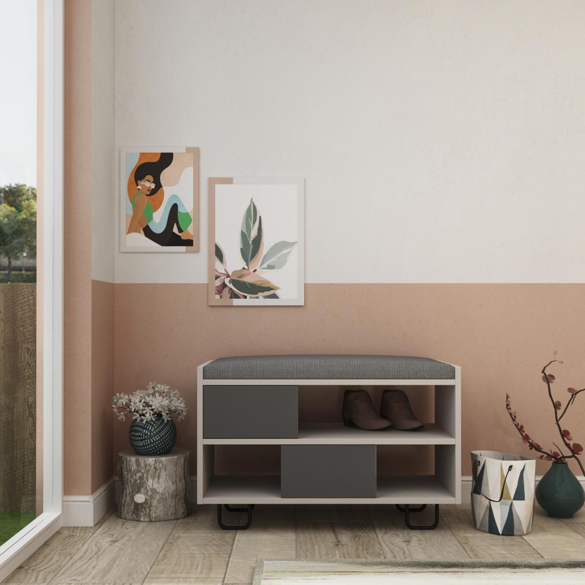 Troy Shoe Rack - Retro Grey – image 8