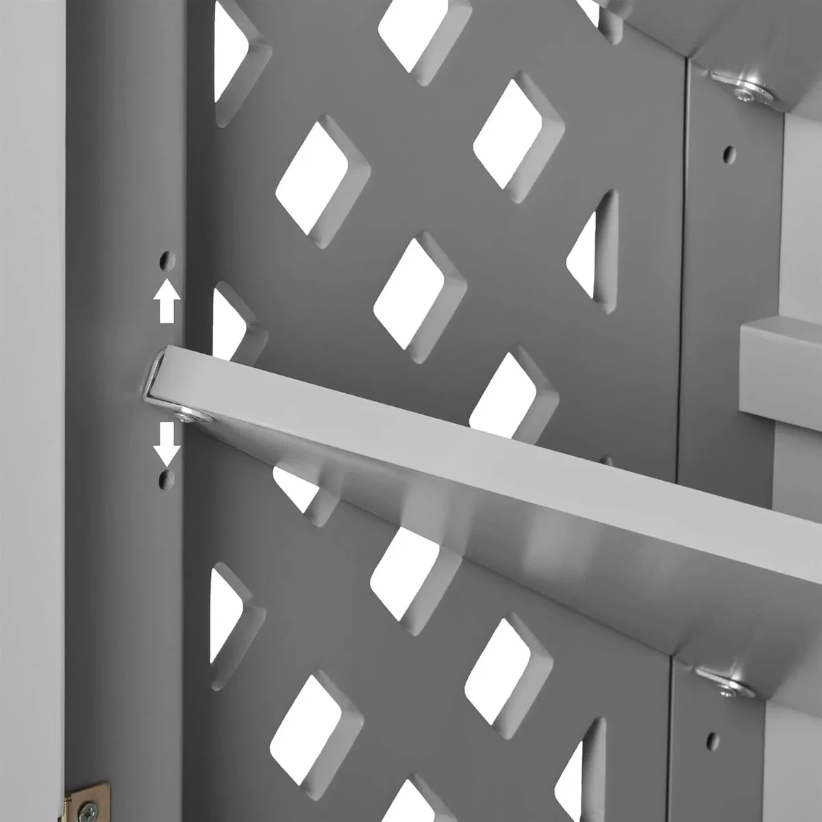 Florence Shoe Storage Cabinet - Dove Grey – image 4