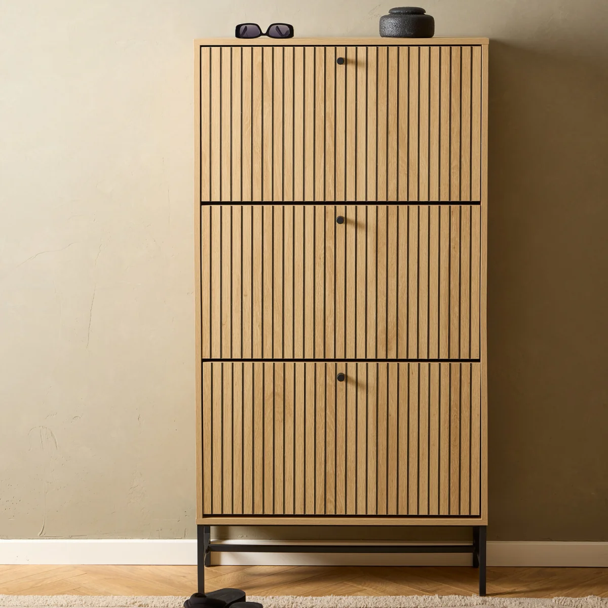 Albany Shoe Cabinet - Oak / 3 – image 5