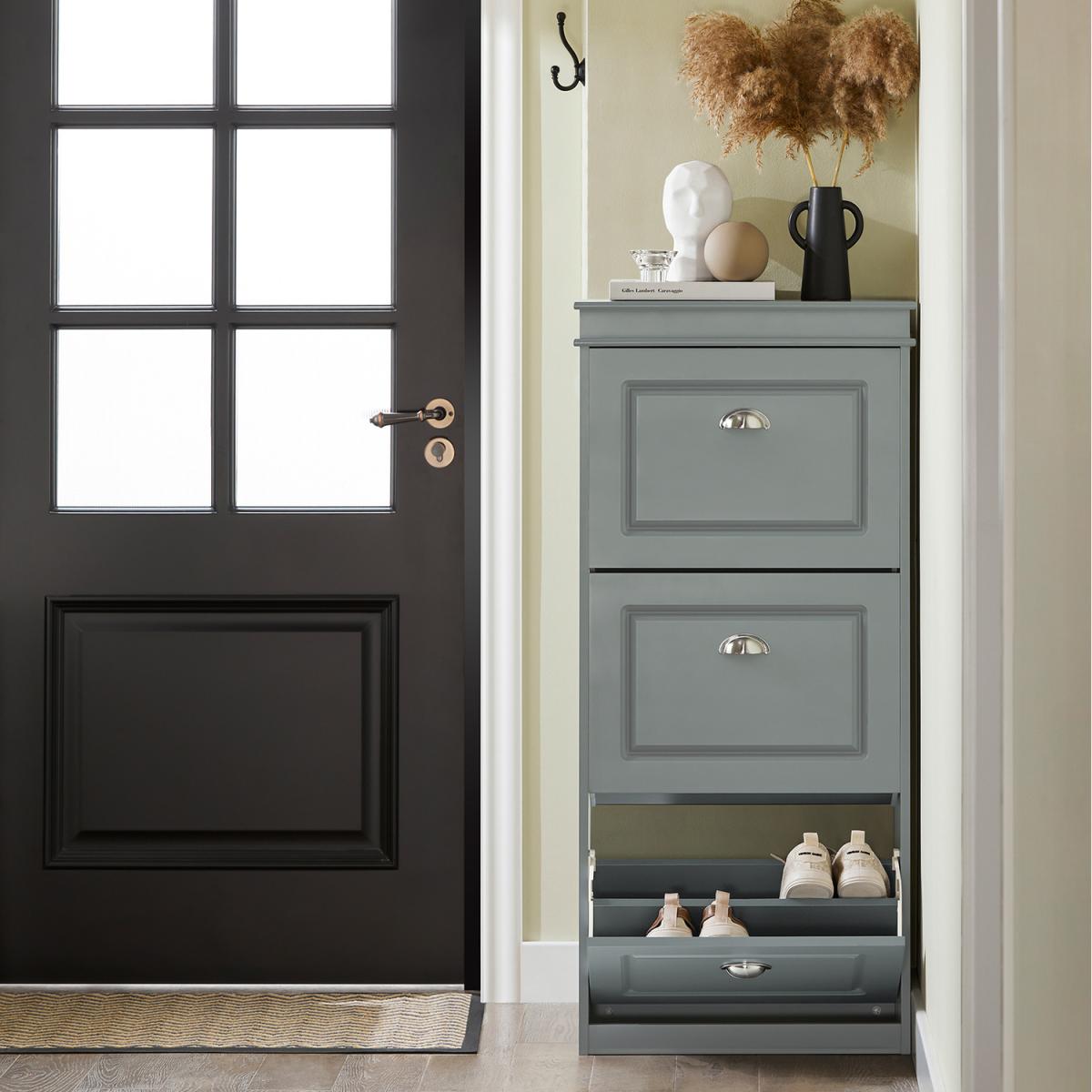 Modern Shoe Organizer Unit - Grey – image 3