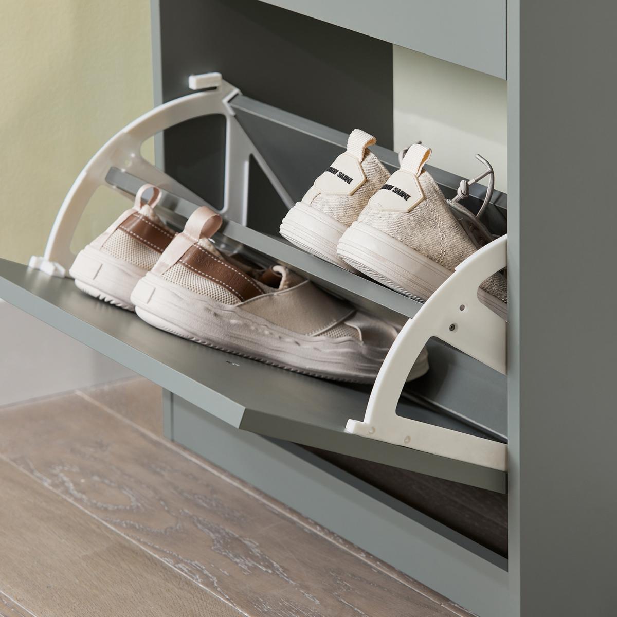 Modern Shoe Organizer Unit - Grey – image 7