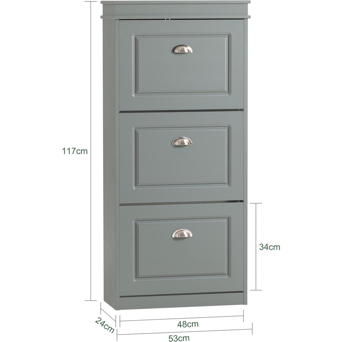 Modern Shoe Organizer Unit - Grey – image 8
