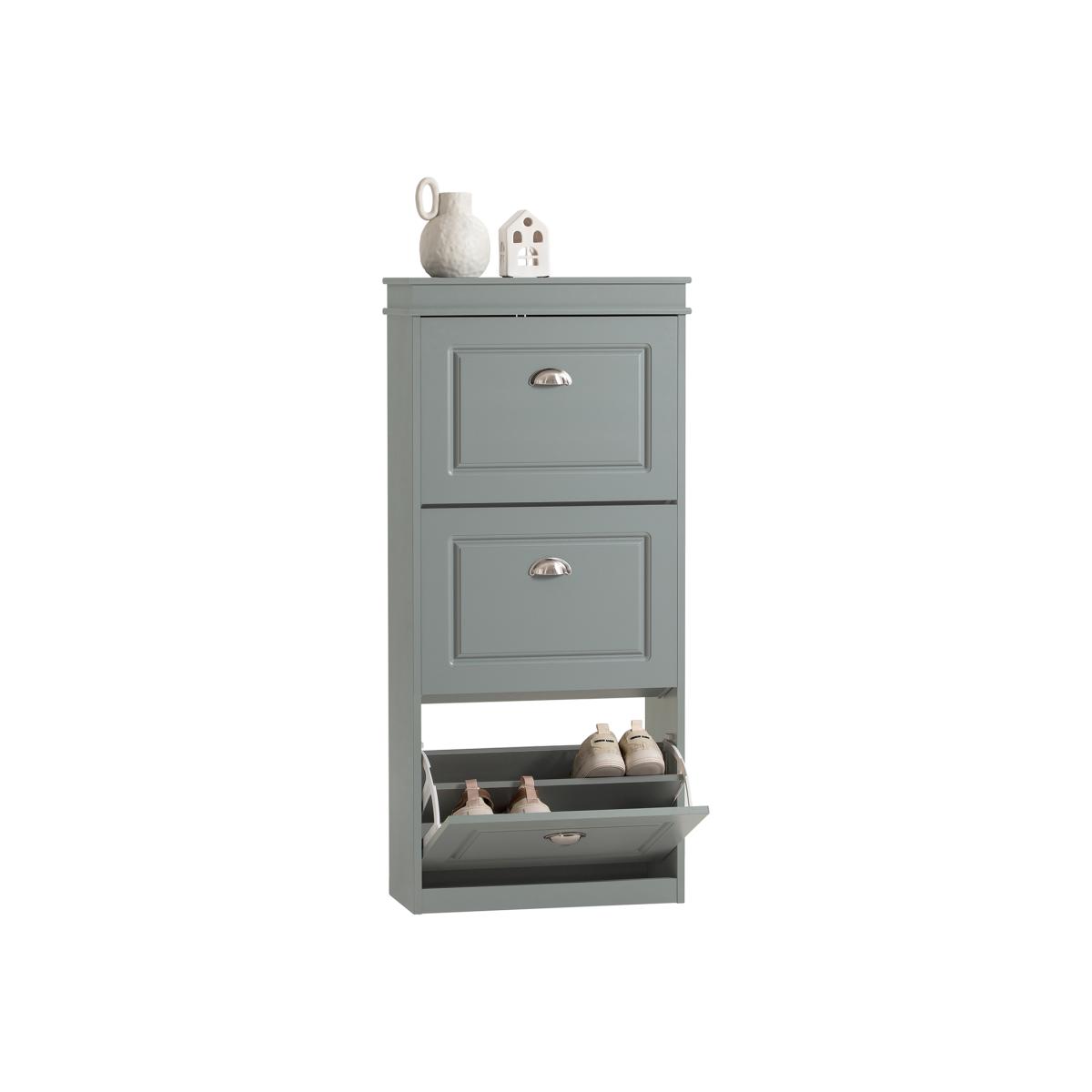 Modern Shoe Organizer Unit - Grey – image 1