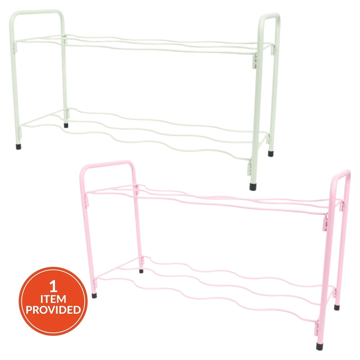Wavy 2 Tier Shoe Rack – image 2