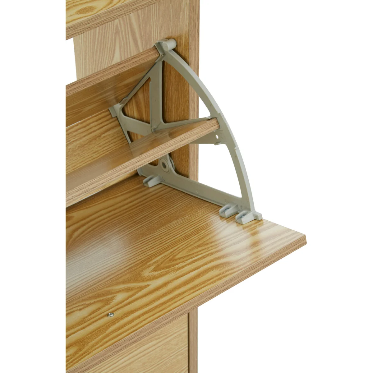 Jenson 3 Tier Shoe Cabinet - Brown – image 2