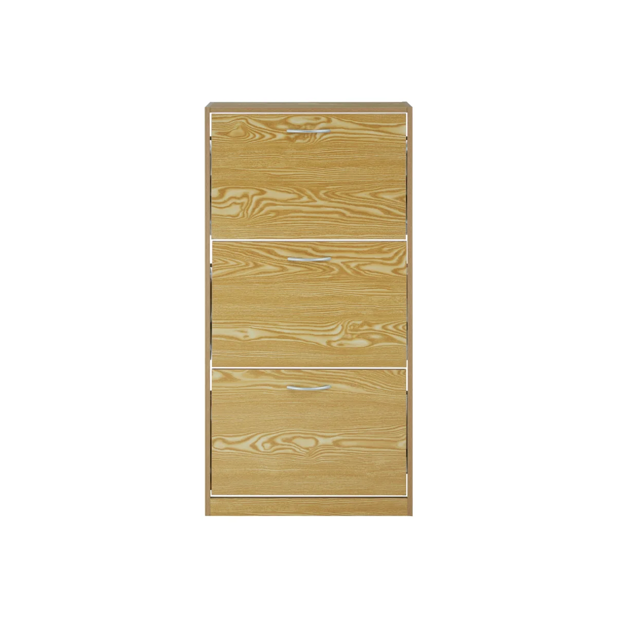 Jenson 3 Tier Shoe Cabinet - Brown – image 1