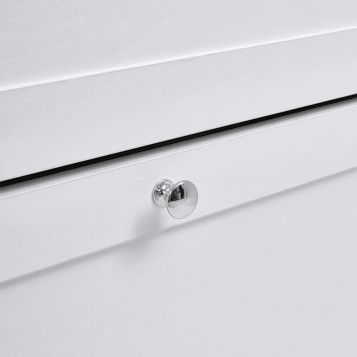 2 Drawer Flip Down Shoe Cabinet - White – image 4
