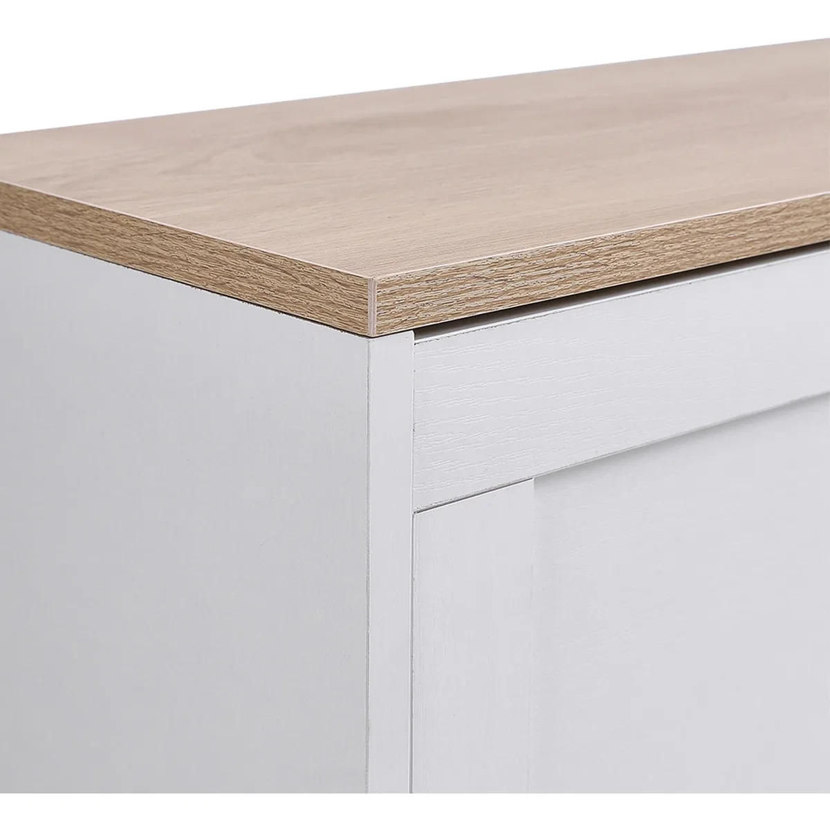 2 Drawer Flip Down Shoe Cabinet - White – image 5